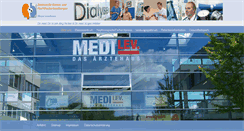 Desktop Screenshot of dialyse-medilev.de